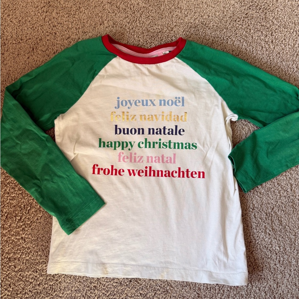Mini Boden Christmas shirt